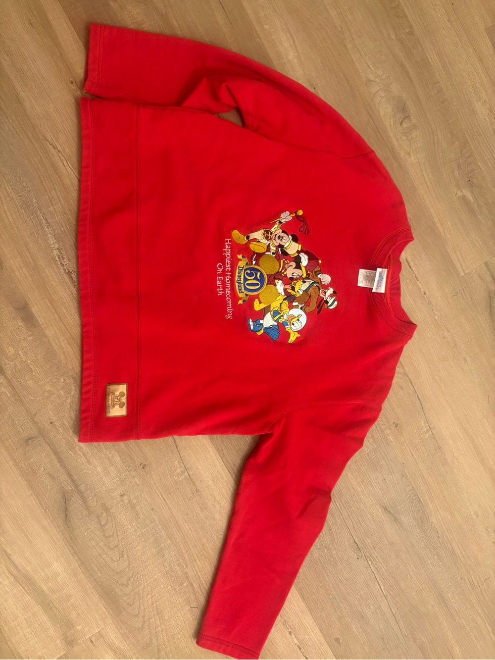 Women’s Disney embroidered crewneck